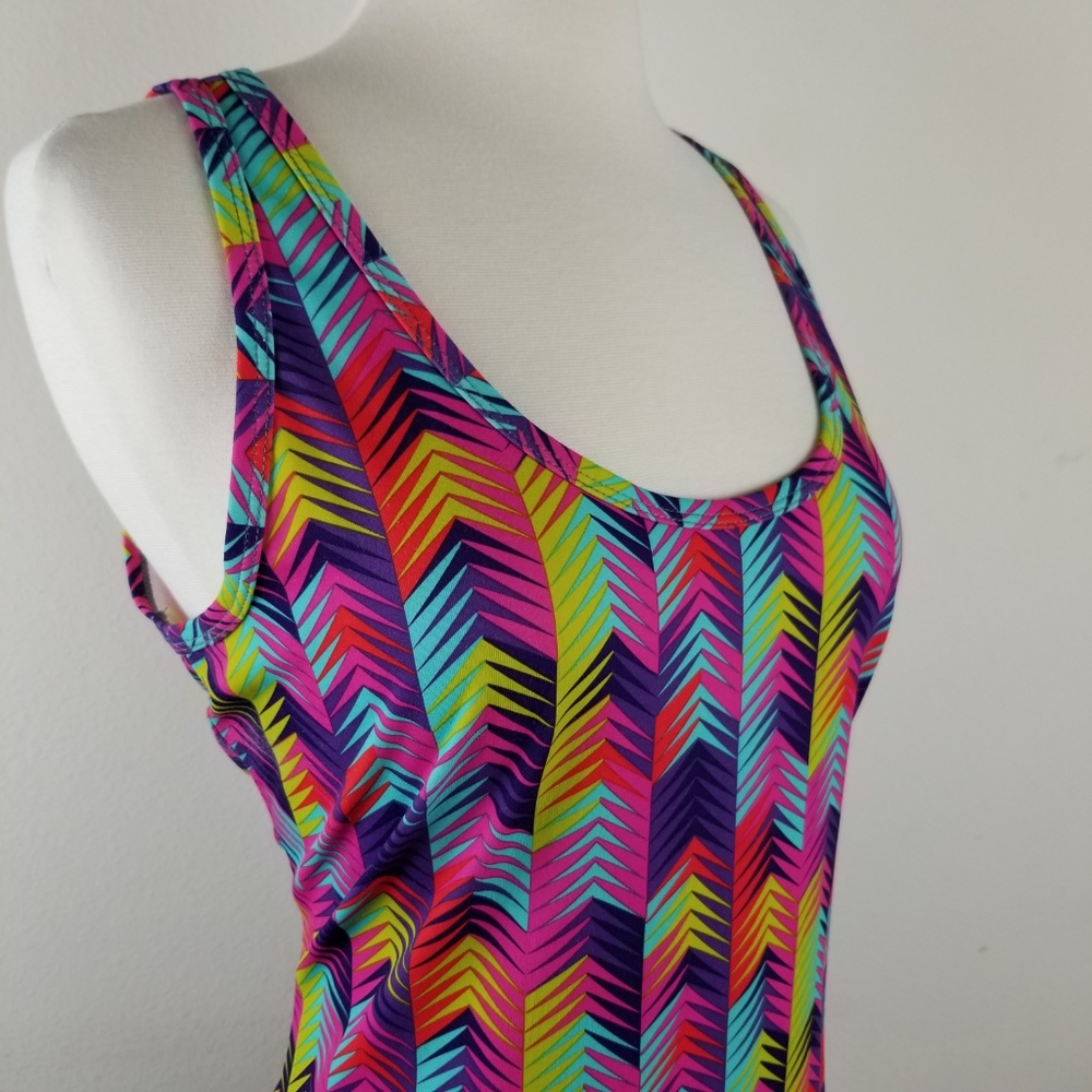 Fabletics Abstract - Multi Color Active Tank Top - Picture 3 of 5